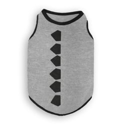 Camiseta Petpuf Plush Cinza Tam. 04 Para Cães E Gatos