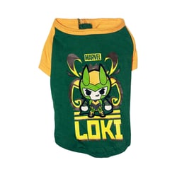 Camiseta Piticas Loki Chibi Para Cães - Tamanho P