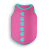 Camiseta Petpuf Plush Rosa E Azul Para Cachorros Tam. 04