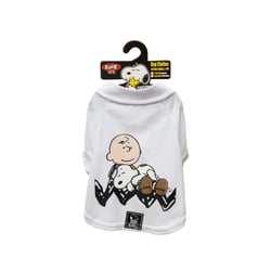 Camiseta Snoopy Charlie Sleep Branca Zooz Pets Pp Para Cachorros - Tamanho PP