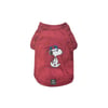 Camiseta Zooz Pets Snoopy Acadêmico Vinho Gg Para Cachorros - Tamanho GG