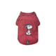 Camiseta Zooz Pets Snoopy Acadêmico Vinho Gg Para Cachorros - Tamanho GG - Tamanho GG