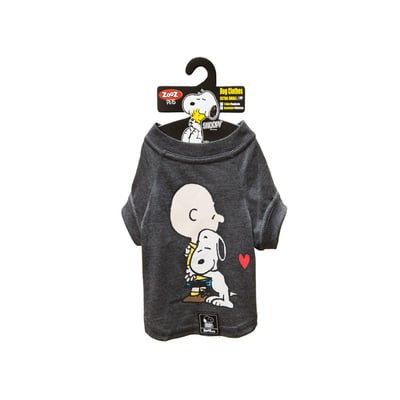 Camiseta Zooz Pets Snoopy Charlie Hug Tamanho M Para Cachorros