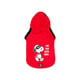 Camiseta Zooz Pets Snoopy Hero Com Capuz Para Cães - Vermelho - Tamanho PP - Tamanho PP