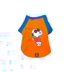 Camiseta Zooz Pets Snoopy Joe Cool Laranja Para Cachorros - Tamanho L