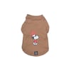 Camiseta Snoopy King Zooz Pets Marrom Para Cachorros