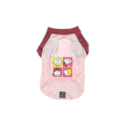 Camiseta Snoopy Peanuts Rosa Para Cachorros - Zooz Pets