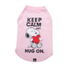 Camiseta Zooz Pets Snoopy Rosa Pp Para Cachorros