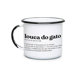 Caneca Louca Do Gato 370Ml - Cansei De Ser Gato