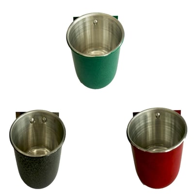 Caneca Para Pássaros Aba Colorida Tudo Pet Grande - 1 Unidade