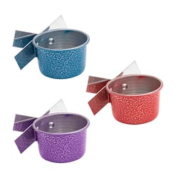Caneca Power Pets Alumínio Para Pássaros - Cores Sortidas - 1 Unidade - Tamanho P