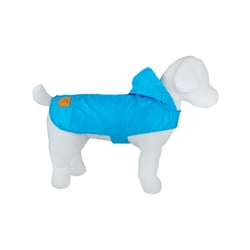 Capa Corta Vento Bonito Pra Cachorro Maxi Azul Para Cães - 1 Unidade - Tamanho P