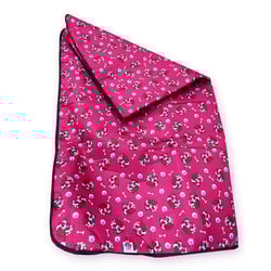Capa De Banco Traseiro Saks Em Nylon Rosa Para Cães E Gatos - 1 Unidade