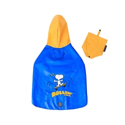 Capa De Chuva Zooz Pets Snoopy Rollin Para Cães - 1 Unidade - Tamanho P