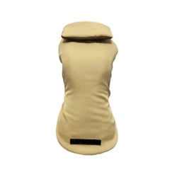 Capa Fábrica Pet Oxford Lisa Caqui Para Cães E Gatos - 1 Unidade - Tamanho G