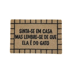 Capacho Cansei De Ser Gato - Casa Do Gato