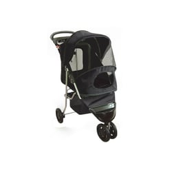 Carrinho De Passeio Para Cães E Gatos Confort Ride - Preto E Vermelho
