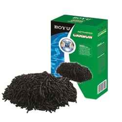 Carvão Ativado Peletizado Boyu Para Aquários - 150G - 150 Gramas