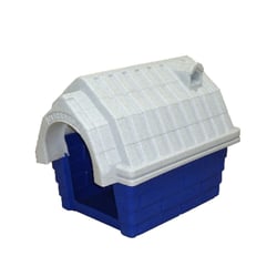 Casa Clicknew Chaminé Azul N6 Para Cachorros