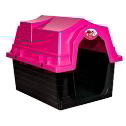 Casa De Cachorro Plástica Jel Plast Rosa N.1 - 1 Unidade