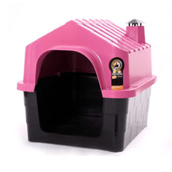 Casa Durapets Dura House Rosa Para Cães - Tamanho 1