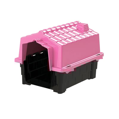 Casa Eco Colors Dog House Evolution Rosa N2