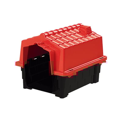 Casa Eco Colors Dog House Evolution Vermelho N1 - Tamanho 2