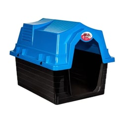 Casa Para Cães Jel Plast Plástica Azul N.1 - 1 Unidade