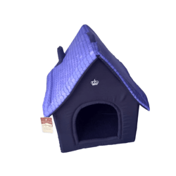 Casa Pet Azul Grande Para Cachorros