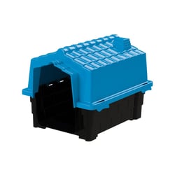 Casa Pet Injet Dog House Evolution Azul Para Cães