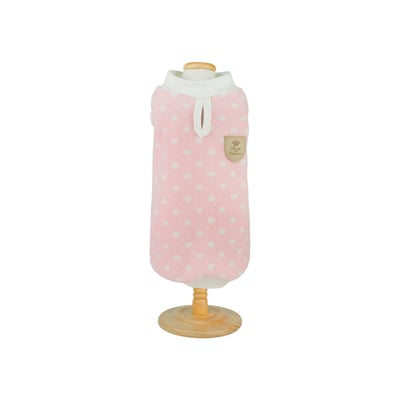 Casaco Para Cachorro Coração Rosa - 1 Unidade - Tamanho P