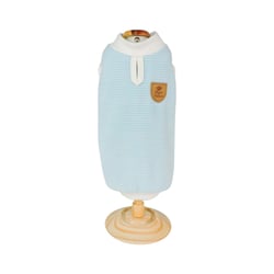 Casaco Soft Listra Azul Para Cães - 1 Unidade