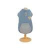 Casaco Tweed Azul Para Cachorros Tamanho P