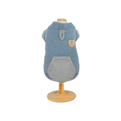 Casaco Tweed Azul Tamanho Gg Para Cachorros