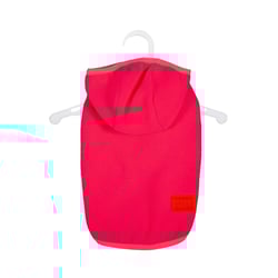 Casaco Urban Puppy Fleece Pink Com Capuz Para Cães E Gatos - 1 Unidade