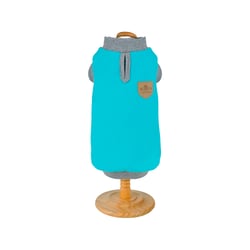 Casaquinho Soft Ciano Para Cães - 1 Unidade