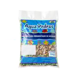 Cascalho De Rio Aqua Pedras Substrato Para Aquários - 1 Unidade - Tamanho 3