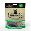 Casco Bovino Mastigável Puretoy Para Cães De Porte Pequeno E Médio - 3 Unidades