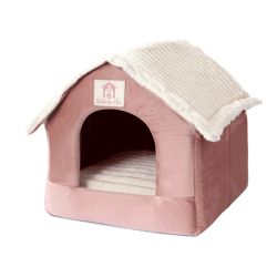 Casinha Bichinho Chic Para Cães E Gatos Rosa M