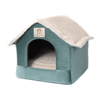 Casinha Bichinho Chic Verde M Para Cães E Gatos