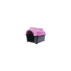 Casinha Plastica Caes,Casa Rinopet Para Cachorros N°2 Rosa