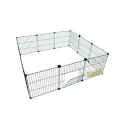 Cercadinho Pequenos Pets Preto Bragança Pa882 - 12 Mod.
