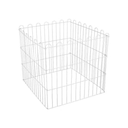 Cercado Gudim Branco 60Cm Para Cães - 1 Unidade - Tamanho 1