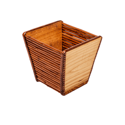 Cesta De Vime Palito Crisântemo Art - Único
