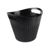 Cesto Cachepot Evo Preto P - 1 Unidade