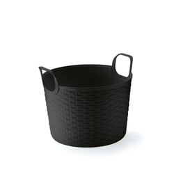 Cesto Porta Trecos Arthi Bamboo Preto 3L - 1 Unidade