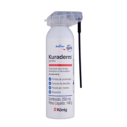 Cicatrizante Aerosol Kuraderm 250Ml Para Cães E Gatos