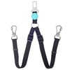 Cinto De Segurança Multipatas Preto Tam.P - 1Un Para 2 Cães