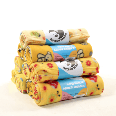 Cobertor Soft Emporium Distripet Amarelo Sortido - Único