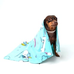 Cobertor Soft Emporium Distripet Azul Para Cães E Gatos - 1 Unidade